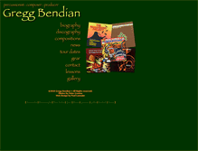 Tablet Screenshot of greggbendian.com